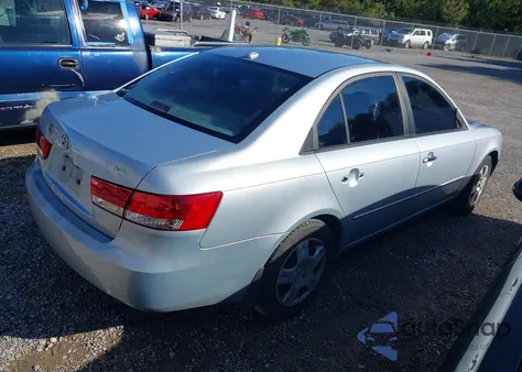 2007 Hyundai Sonata Gls z USA, uszkodzony, nr VIN 5NPET46C97H274803